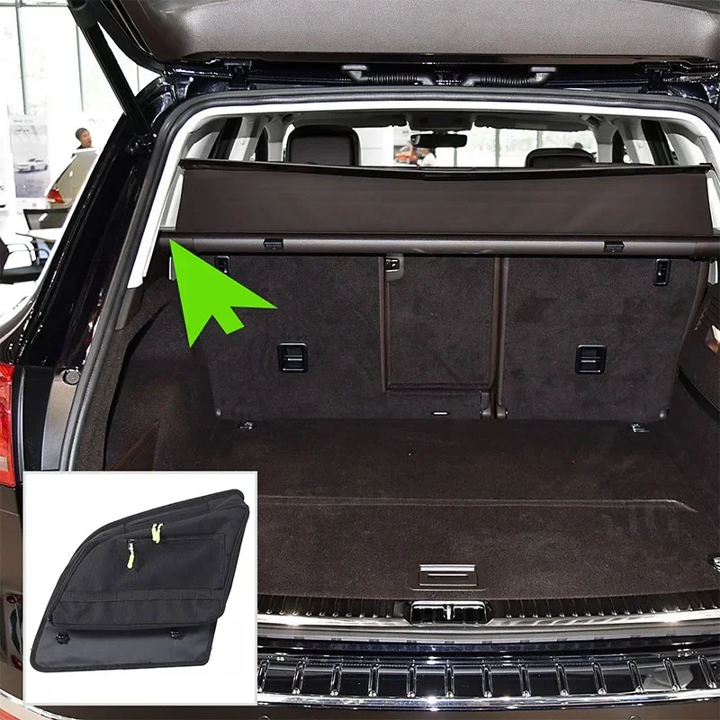 

For Volkswagen Touareg 2011-2018 Oxford Cloth Black Car Trunk Multifunctional Storage Side Window Bag Interior Car Accessories