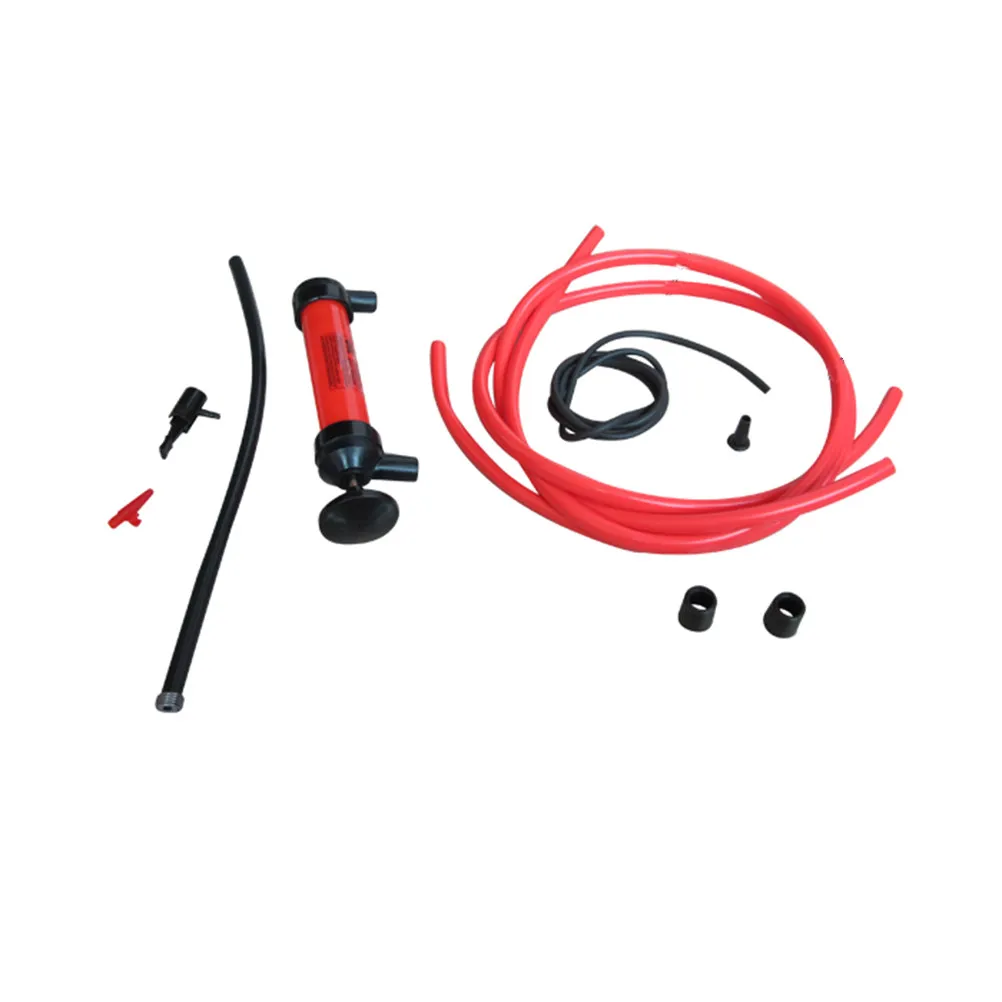 Manual Siphon Pump for Gas Fuel Transfer Portable Emergency Liquid Transfer Hand Pump for Lawn Tractors Boats Atvs Snowmobiles