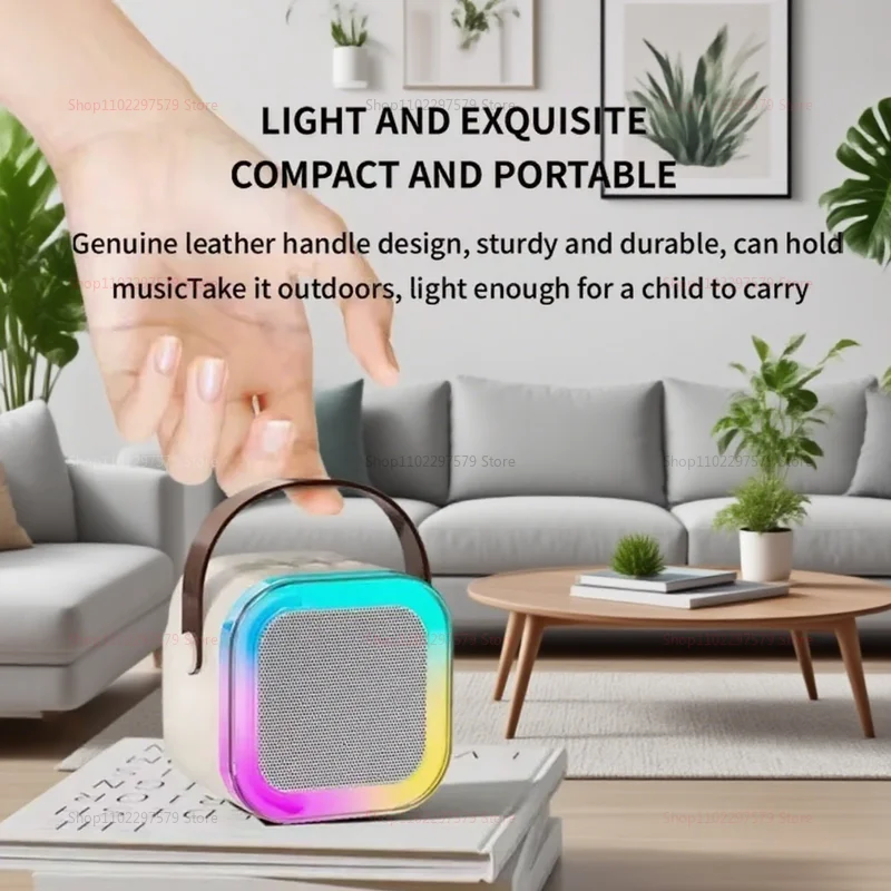 2025 جديد K12 سماعة لاسلكية تعمل بالبلوتوث ميكروفون الكاريوكي مع المدمج في الصوت للأطفال الأسرة المنزل KTV الغناء مضخم صوت هدية