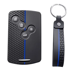 Siliconekey Case Card Cover Holder For Renault Megane 3 2 4 Kadjar Laguna 3 Koleos Clio 4 Captur Scenic 3 Stage Koleos Logan