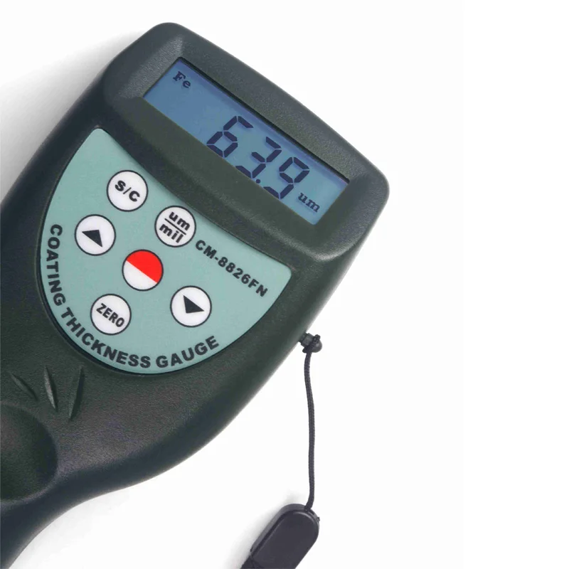 Digital CM-8826 Coating Thickness Meter (F/NF/FN type) Paint Thickness Gauge 0~1250um/0~50mil