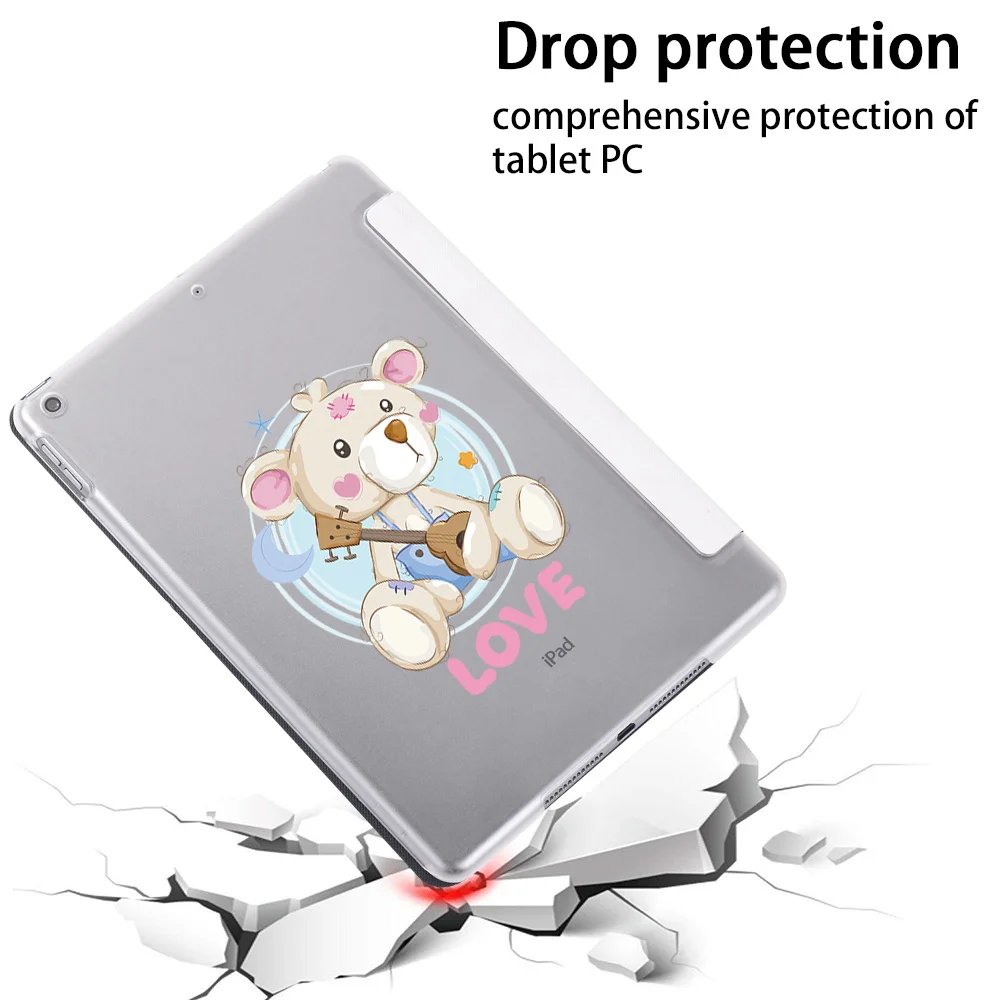 Dành Cho IPad Air 4 2020 Ốp Lưng IPad 10.2 7th 8th 9th Ốp Lưng Mini 5 Air 1 2 9.7 5th 6th IPad Air 3 10.5 Máy Tính Bảng Trị Gấp Funda Ốp Lưng