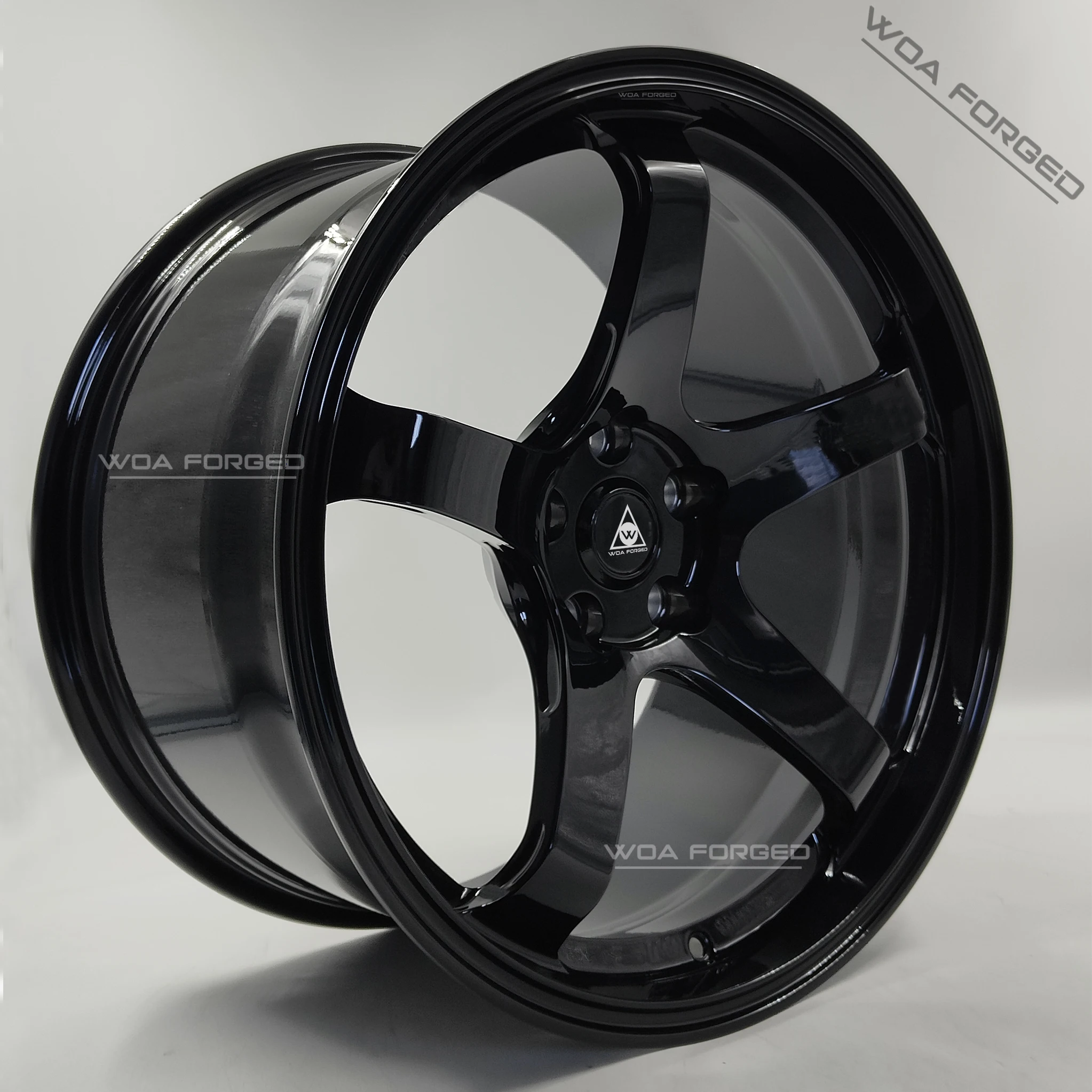 

6061 T6 Aluminum Forged wheel Racing GT Car Wheels Single Five-spoke 5x120 5x114.3 5x100 Customized Color for GT Lightweight
