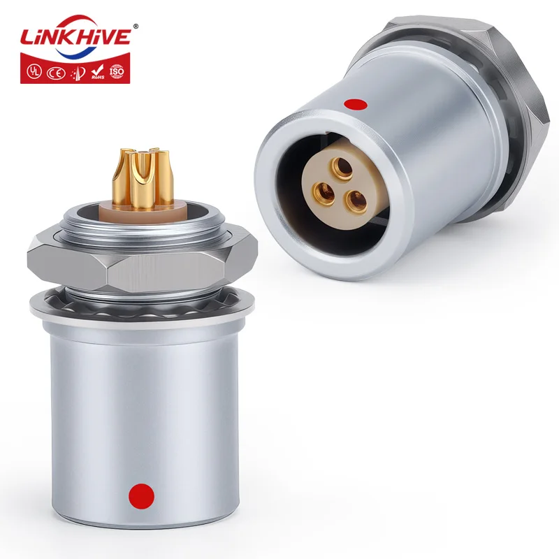 Compatible with Lemo EHG Female Socket 00B 0B 1B 2B 3B 2 3 4 5 6 7 8 9 10 12 14 16 18 19 20 22  24 26 30 32 Circular Connector