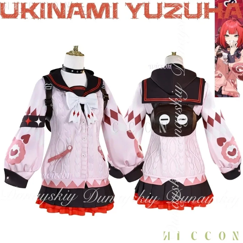

DY20Halloween Zenless Zone Zero Game Ukinami Yuzuha Cosplay As Physical Attributes Support Character Red wig disfraz Cosplay Cos