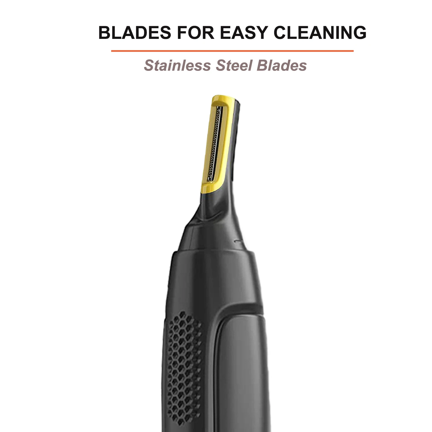 ماكينة تشذيب شعر الأنف والأذن، ماكينة تشذيب شعر احترافية للرجال والنساء مع ضوء LED