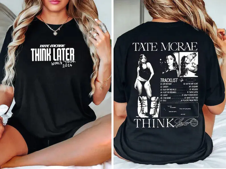 Tate McRae The Think Later World Tour 2024 T-Shirt S-3XL