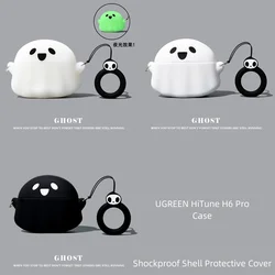 For JBL WAVE BEAM Case Cartoon Silicone Soft Case Cute Ghost For JBL WAVE BEAM2 Shockproof Shell Case Protective Cover
