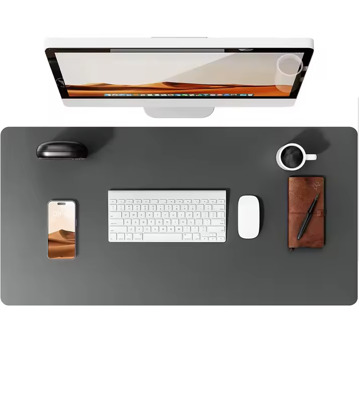 Large Mouse Pad,Office Desk Mat, Leather Desk Pad Protector, Non-Slip PU Leather Desk Blotter, Laptop Desk Pad - Image 13