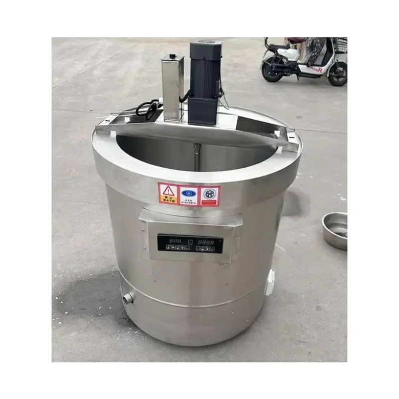 

Crusher Industrial 71L-1000L Electric Steam Sugar Syrup Boiler Machine Candy Cooking Pot Stirring Steam Kettle