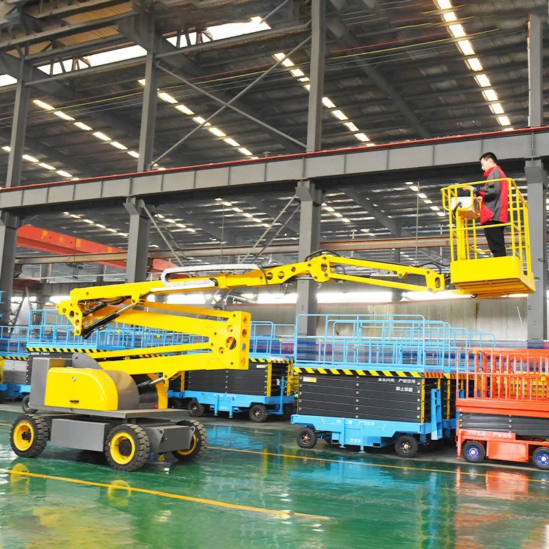 Articulated Boom Lifts Self Propelled Scissor Lift Aerial Work Platform Lifting Machenery