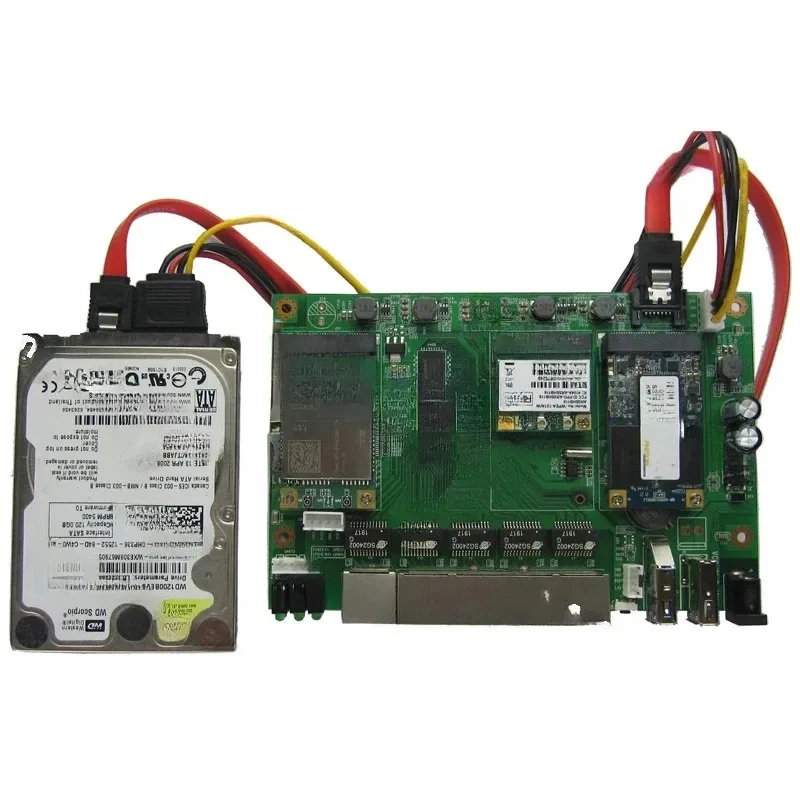 5G Development Board MSATA SSD MT7621 Gigabit 4G Dual-Band Storage NAS Server