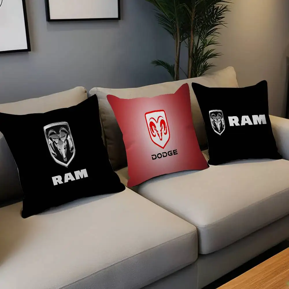 Fashion D-Dodge-Ram-Car Maple Design Cushion Cover Happy Autumn Harvest decor Holiday Decorati Pillow Cover