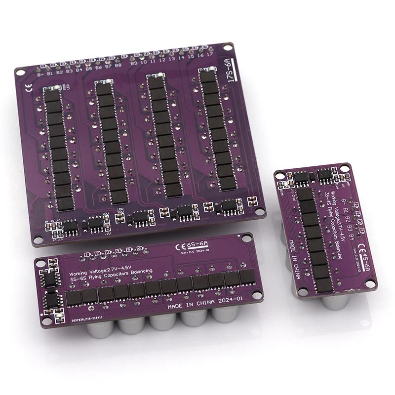 Active Balancing Board 6A High Current Li-Battery for Ternary Li-Polymer & Li-Iron Phosphate High Precision Applications