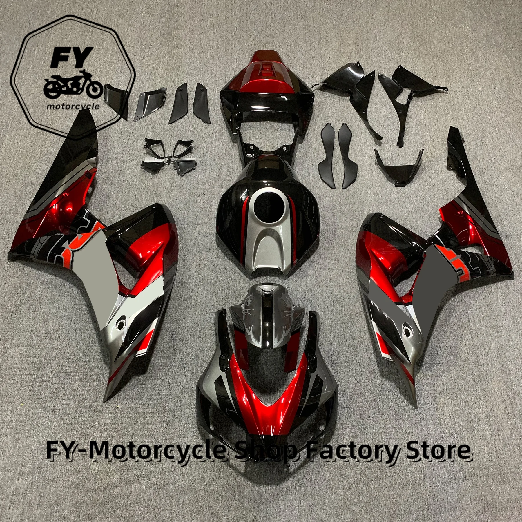 First-class Motorcycle Fairing Kits for HONDA CBR1000RR 2006 2007 CBR1000 RR CBR 1000RR 06 07 Injection Red Bodywork Set
