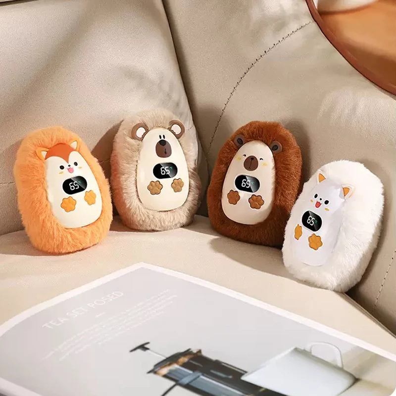 J Plüsch-Handwärmer, praktisch, 3 Temperatureinstellungen, wiederverwendbar, leicht, Taschen-Handwärmer, Winter, für Zuhause, Büro, Jungen und Mädchen