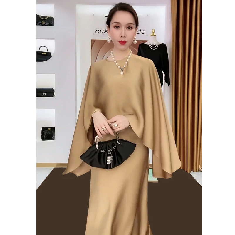 

Повседневная исламская одежда, мусульманские комплекты, женское длинное платье с плащом, мусульманская молитвенная одежда Рамадана, комплект из 2 предметов Eid Al-Adha