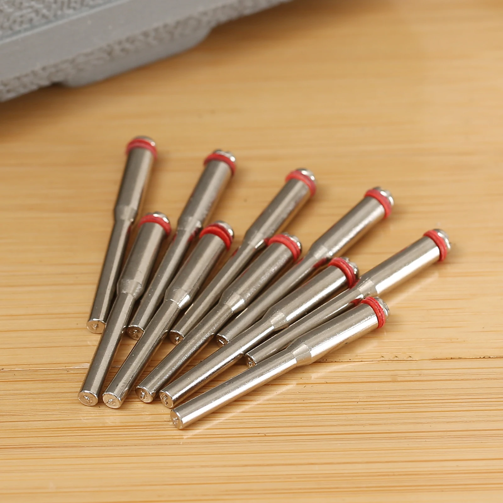 10PCS Miniature Mandrel Abrasive Connecting Lever Mandrel Polishing Wheel Shaft Diameter 3.175mm Dremel Accessories 40mm Length