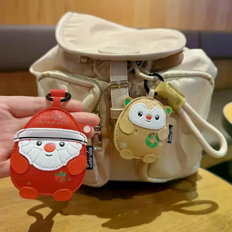 

Брелок Санта-Клауса, рождественский подарок, чулок для детей и взрослых, милый брелок для ключей для рюкзака, багажа, праздничное украшение