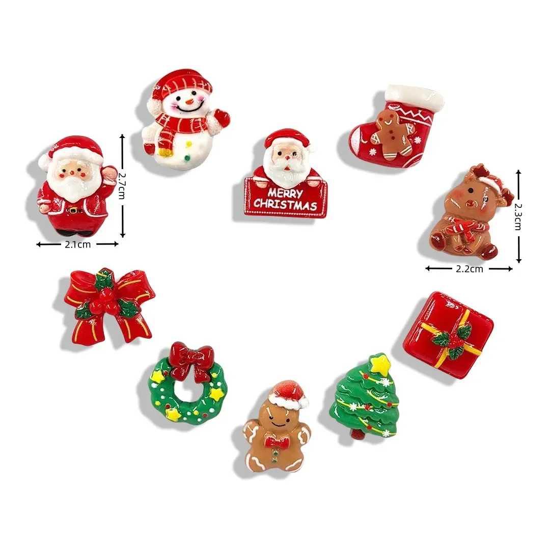10pcs Fridge Magnets,Christmas Snowman Fridge Magnet ,Whiteboard Sticker Diy Decoration Kitchen Accessories