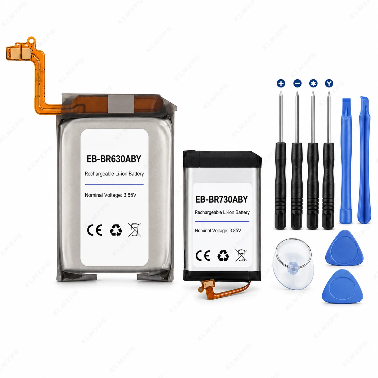 Replacement Battery for Samsung Watch Gear S2 3G R730 Sport R600 (EB-BR730ABE) & Galaxy Buds 3 Pro SM-R630 (EB-BR630ABY) + Tools