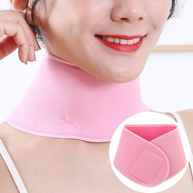 1pcs Silicone Neck Pad Neck Tape Tighten Gel Spa Neck Mask Moisturizing Nourishing Neck Lift Anti Wrinkle Skin Care Color Random