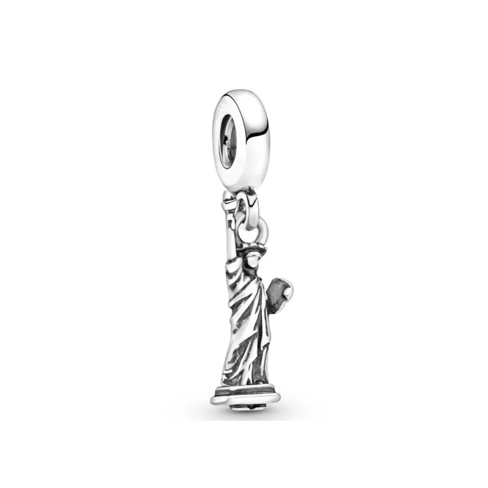 925 Silver Iron Tower Castle Church Lucky Charm camera Bead Building Pendant Fit Original Bracelet Women DIY Jewelry Make Gift