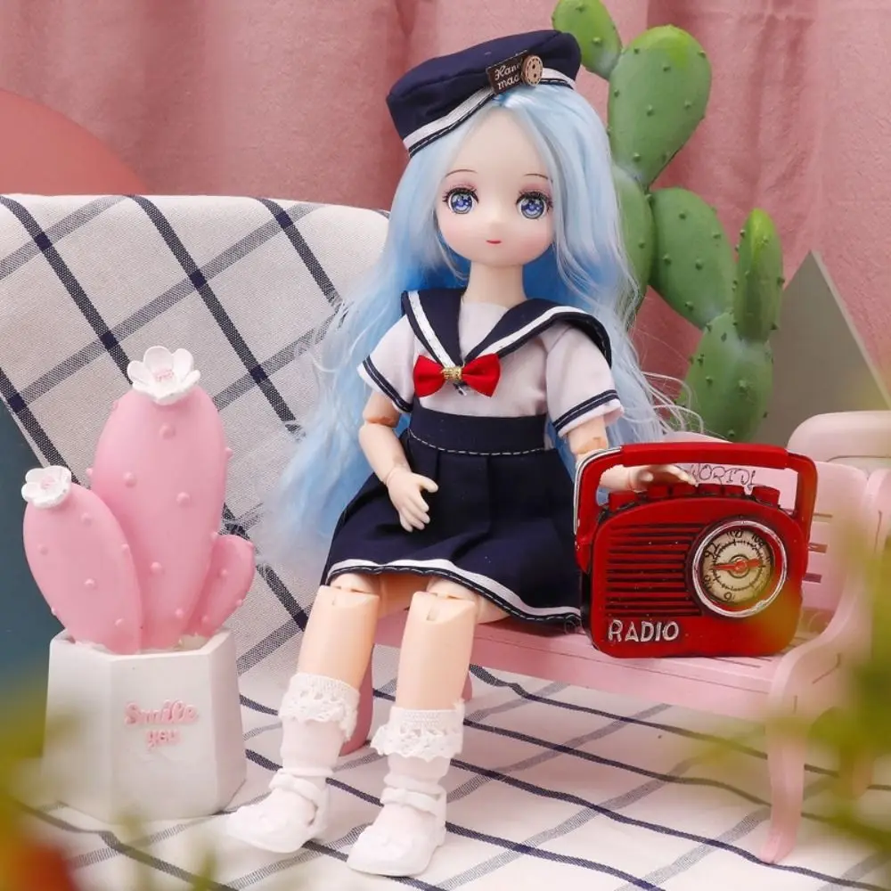 Vestiti cambianti 1/6 Vestiti per bambole Vestire Trucco Abbigliamento casual 30 cm Uniforme per bambole Decorazione della casa da gioco Vestito per bambole BJD Giocattoli fai da te