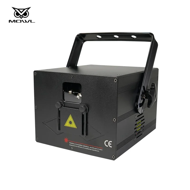 MOWL 3W DMX RGB Animation Laser Light Show for dj Show Concert Party KTV