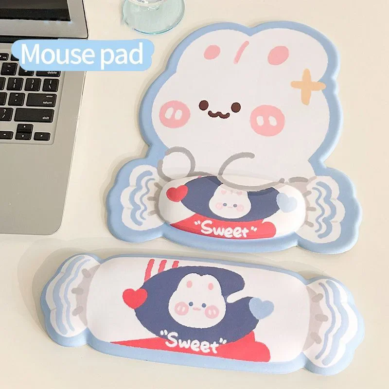 Cartoon Mouse Pad Cute cartoon Creative Mice Mat Comfortable Mouse Pad With Wrist Rest For Game Desk Kawaii Mouse Pad