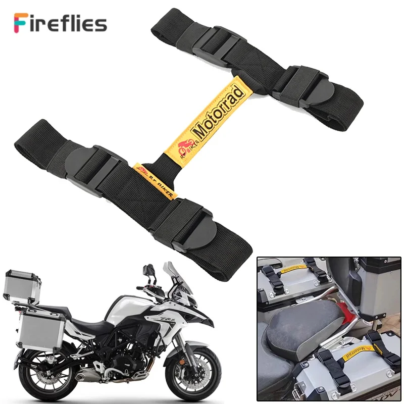 TRK502 Universal Motorcycle Accessories Handle Rope Panniers Side Box Top Case Strap For Benelli TRK 502 502X TRK502 TRK502X