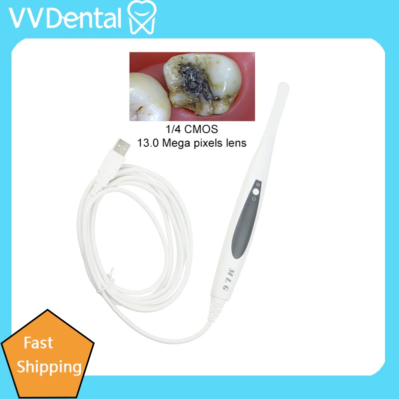 

4K HD Intraoral Camera 5mm Ultra-thin MINI Lens CMOS 13.0 Mega Pixels 8LED USB Tooth Endoscope Automatic Focusing Oral Exam Tool