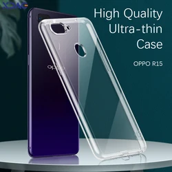 Ultrathin Clear Phone Case for OPPO R15 X R17 RX17 Pro Neo Lens Protective 360 Protective Soft TPU Back Cover R15X R15Pro R17Pro