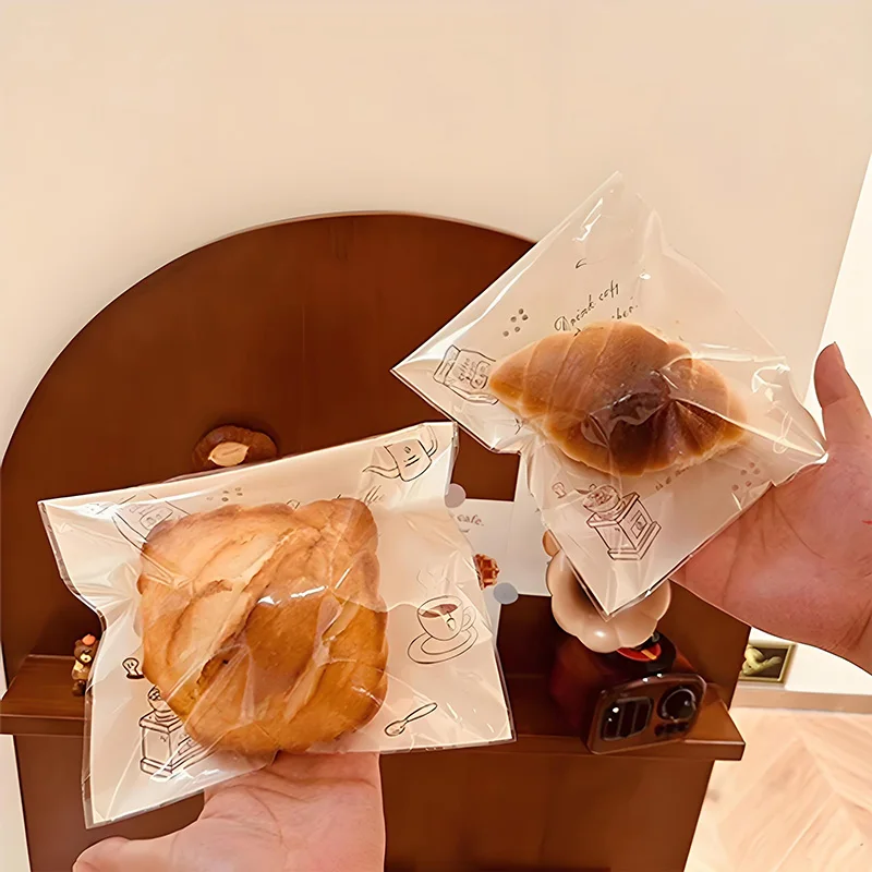 Clear Bakery Bags with Seal, Commercial for Pastry Display. 23x18x1cm, Bulk Pack, Food Safe - Image 5