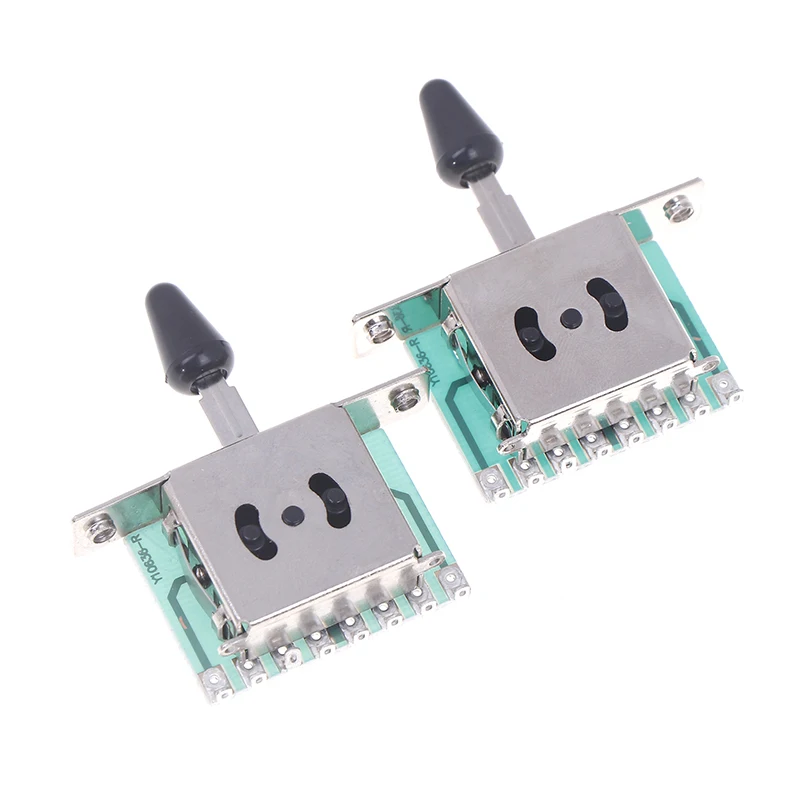 1Pc 3 Way 5 Way 8 Key Electric Guitar Pickup Selector Toggle Switch With Black Tip Cap Knob For  Electric Guitar Stamper