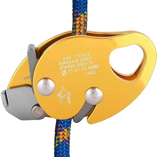 

ANT5PPE Fall Protection Belay Auto Arrester Descender Self-Braking Climbing Rope Grab for Rescue Rock Mountaineer