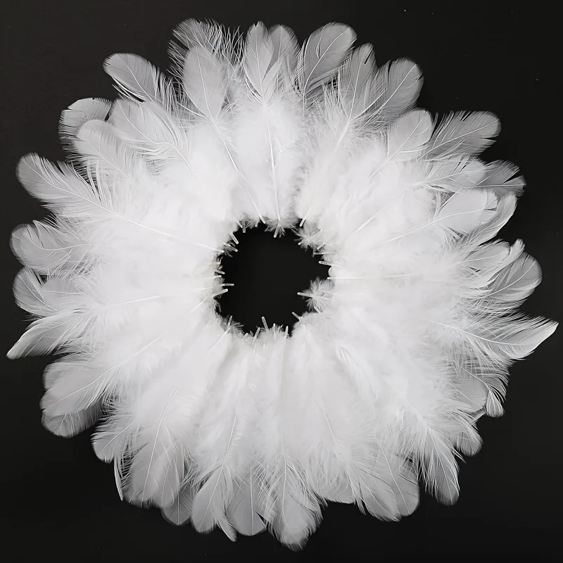 

100/200 шт. белые натуральные перья 10-15 см для рукоделия из перьев, свадебной вечеринки, украшения для дома, аксессуары