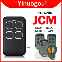 JCM NEO1 NEO2 NEO4 TWIN-R Garage Door Remote Control Duplicator 433.92MHz Rolling Code JCM Remote Control Garage Door Opener