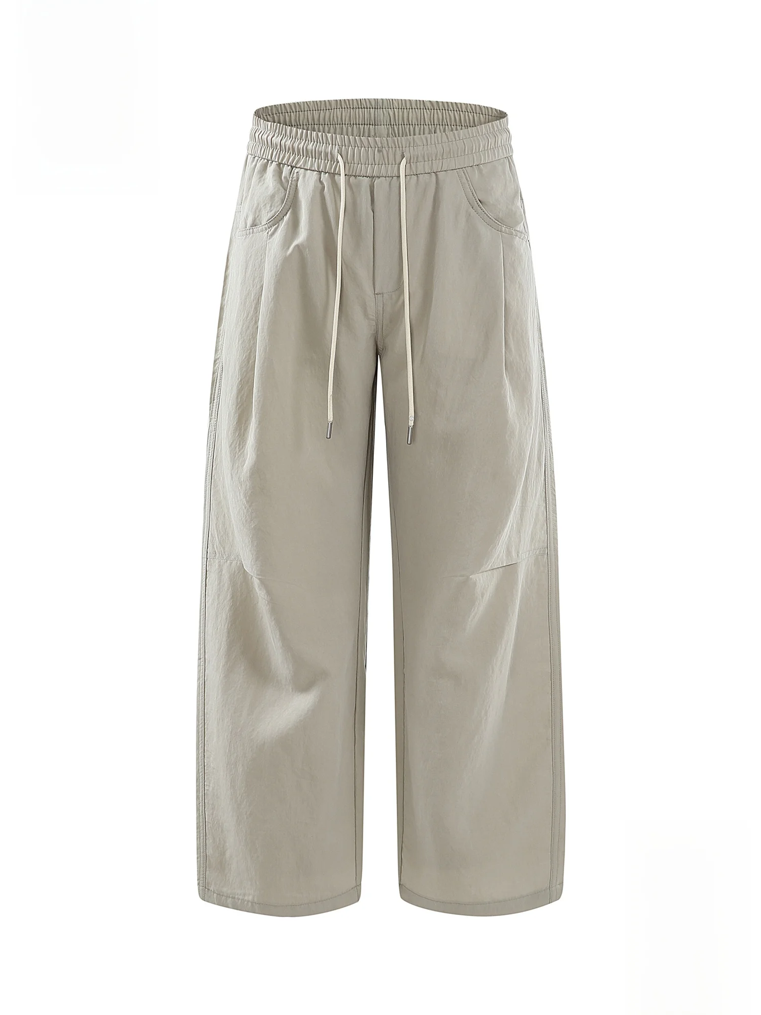 

PaulFrank Men's Casual Trousers Spring CleanFit Wide Leg Pants Dra Silk-Like Comfortable Straight Fit Durable Anti-Wrinkle