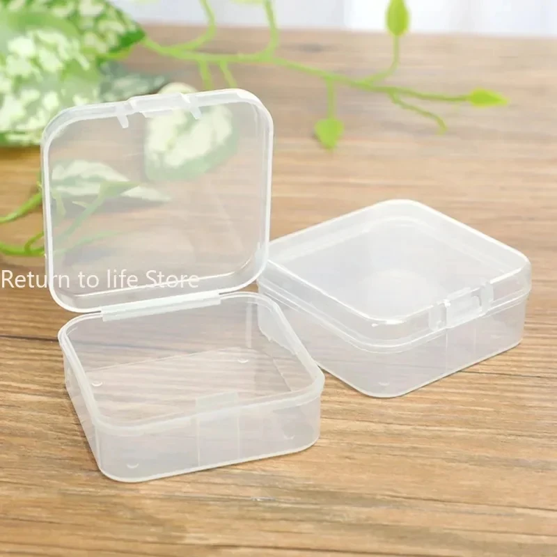 Transparente Kunststoff-Aufbewahrungsbox mit Fächern, Multifunktionale Schmuck-, Perlen- und Kleinteile-Organizer-Box für Bastelarbeiten, Hardware, Pillen, Samen – Detail 3