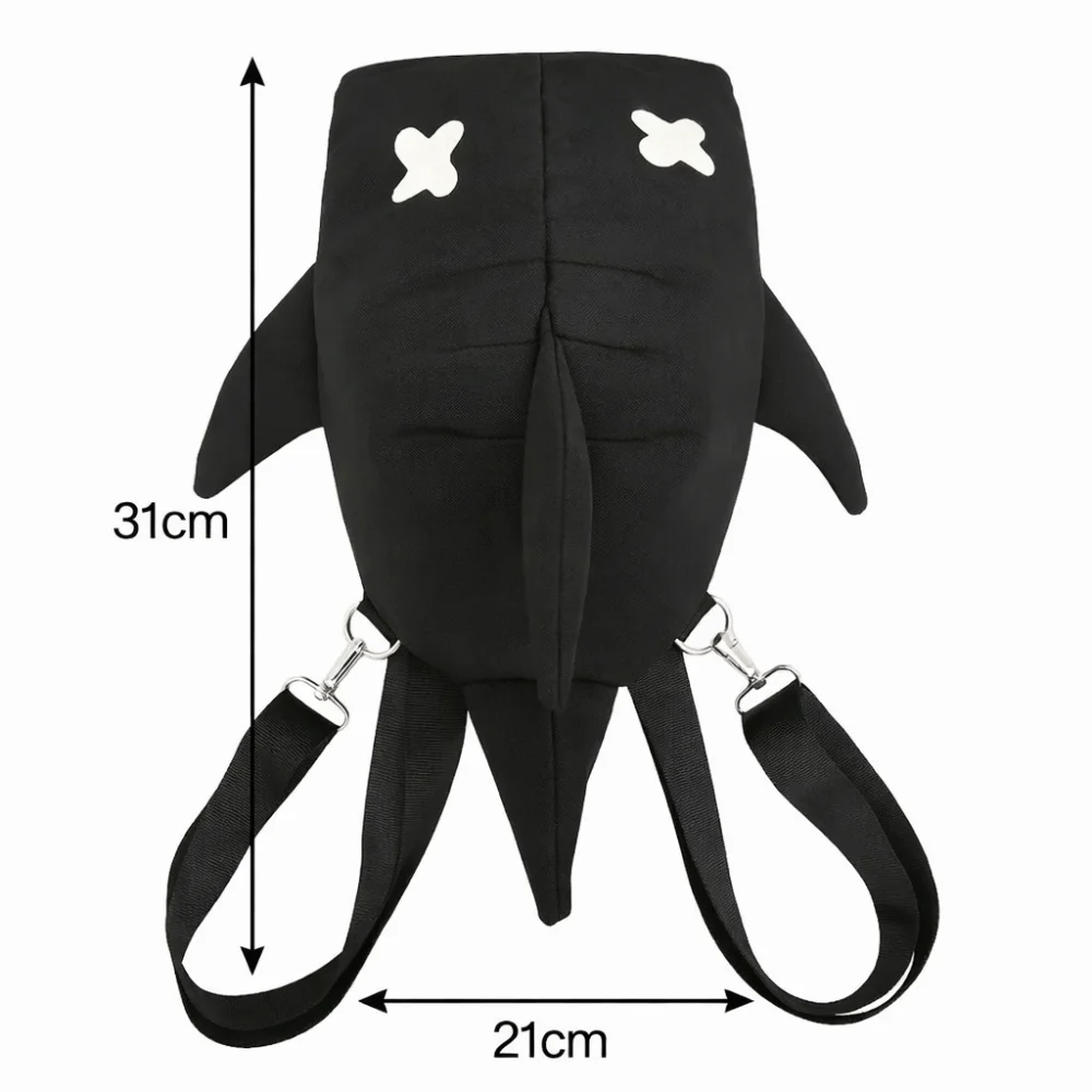 Adjustable Strap Shark Backpack Versatile Style New Design Large Capacity Backpack Unisex Model Unique Design Trendy Rucksack