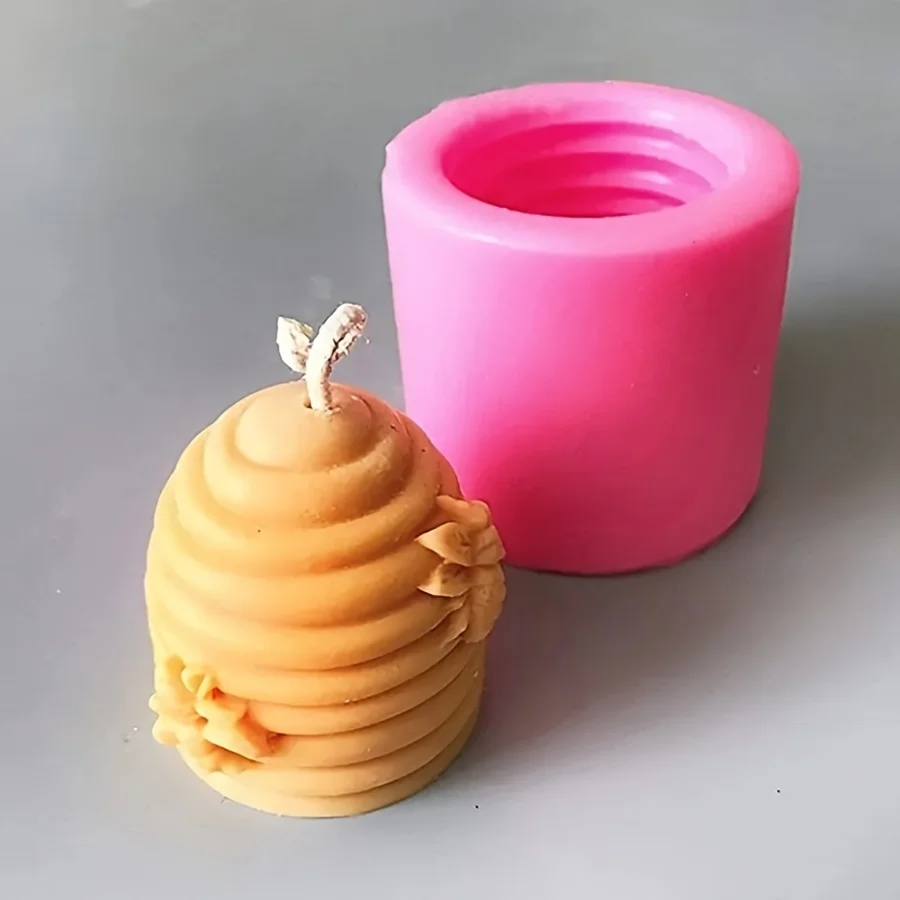3D Kleine Bienenwaben-Form, Aromatherapie-Gipsform, Kerzenform Seifenform