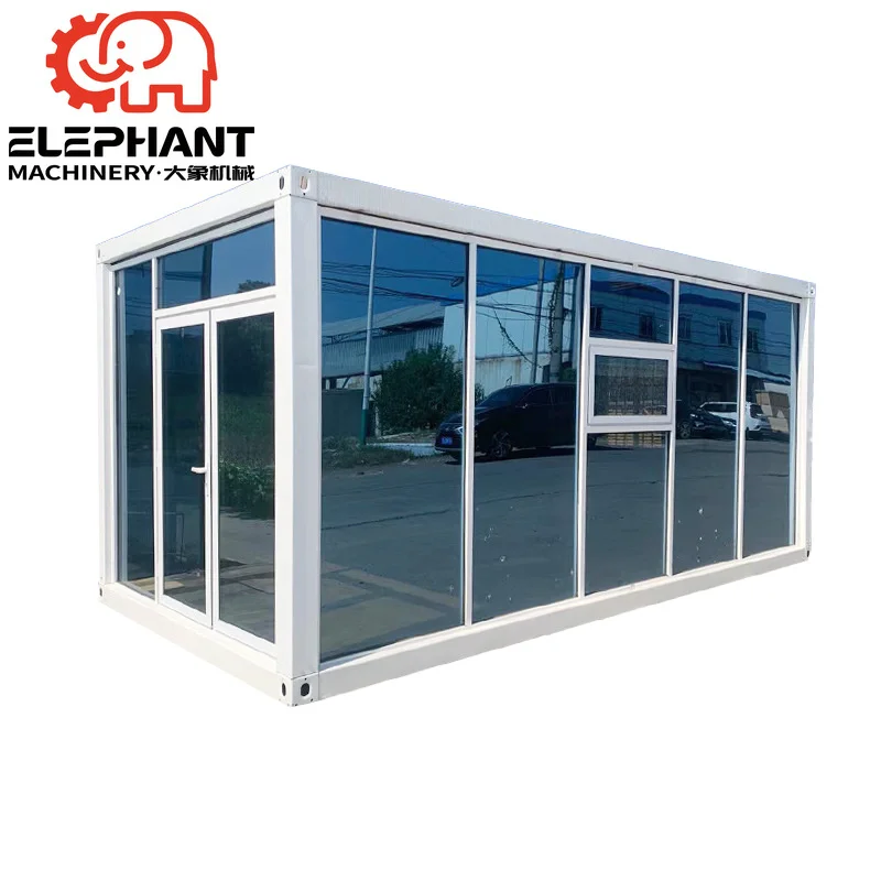 10ft Expandable Steel Container Coffee Bar Fast Food Mini Pop-Up Shop Mobile Cafe Houses