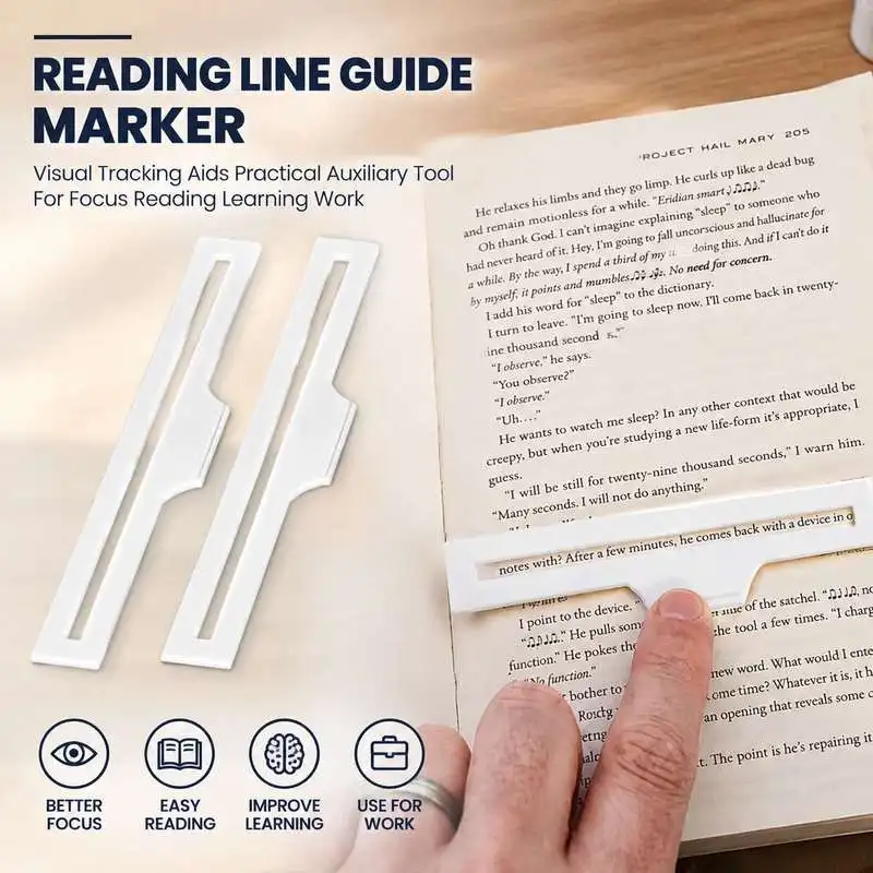 Reading Line Guide Marker Visual Tracking Aids Practical Auxiliary Tool For Focus Reading Learning Work