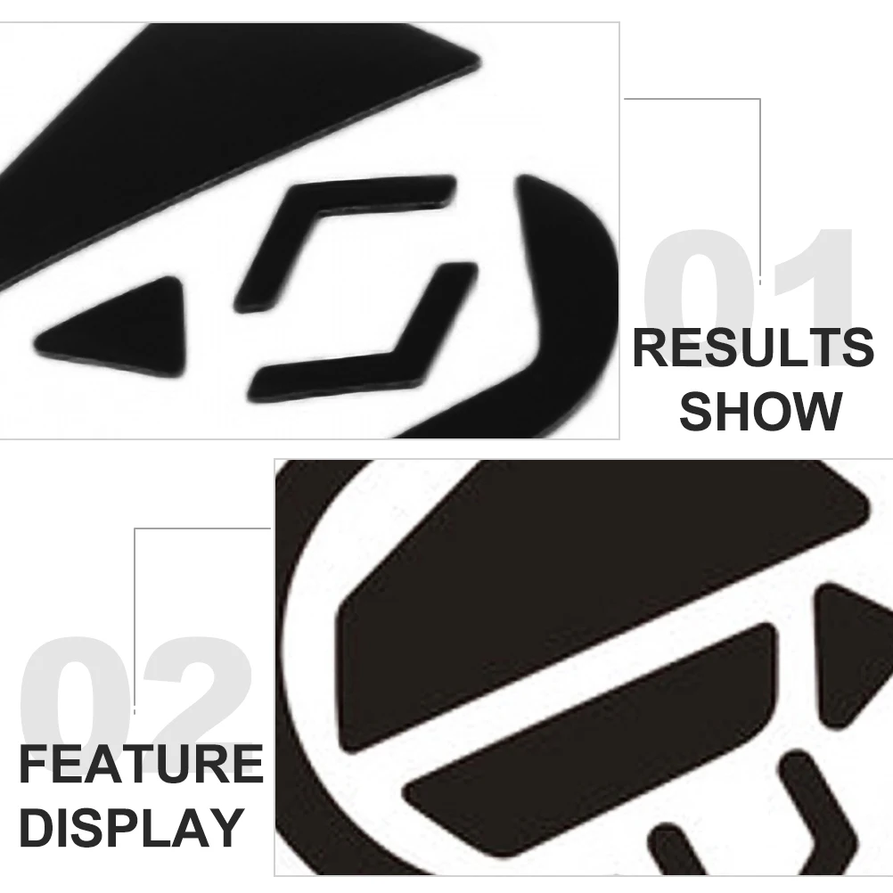 

2 Sets PTFE Mouse Feet Replacement Stickers Gaming Mice Smooth Sliding Cordless Skate Computer Supply Reducing Fatigue