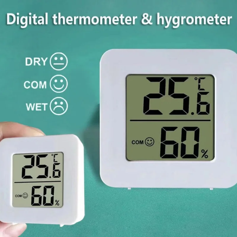 1/2/3/5pcs Digital Thermometer Hygrometer Indoor Mini Temperature LCD Electronic Monitor Hygrometer Outdoor Room Baby