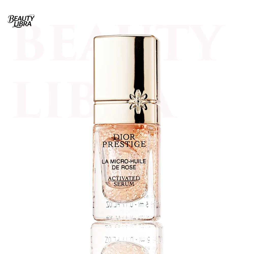 Dior Prestige La Micro-Huile De Rose Activated Serum 5ml Mini Travel Size Micro-Nutritive Revitalizing Rose De Granville Micro-P
