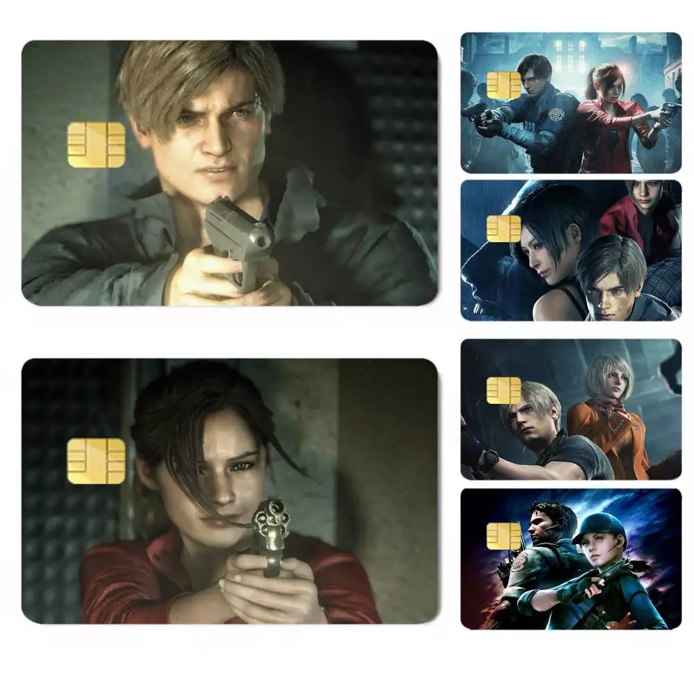 Resident-t Evil Game-e Credit Card HD Stickers Premium matte film effectively prevents fingerprints and daily abrasion.