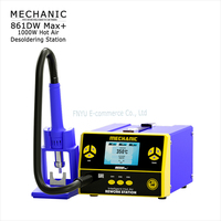 Rework Hot Air Gun MECHANIC 861DW Max+ for Phone Motherboard Repair 1000W Soldering Station PCB Welding Desoldering Tool