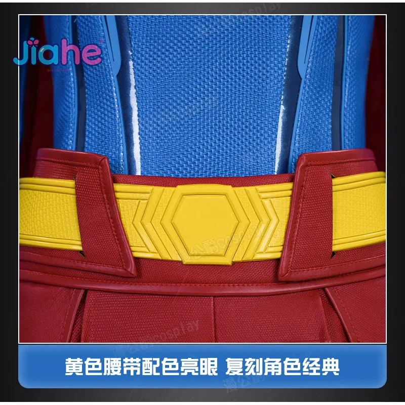 Новинка 2025 года, костюм супергероя из фильма «Супергерл», обувь для косплея, комбинезон, плащ, юбка, пояс, комплект, женская фантазийная униформа на Хэллоуин